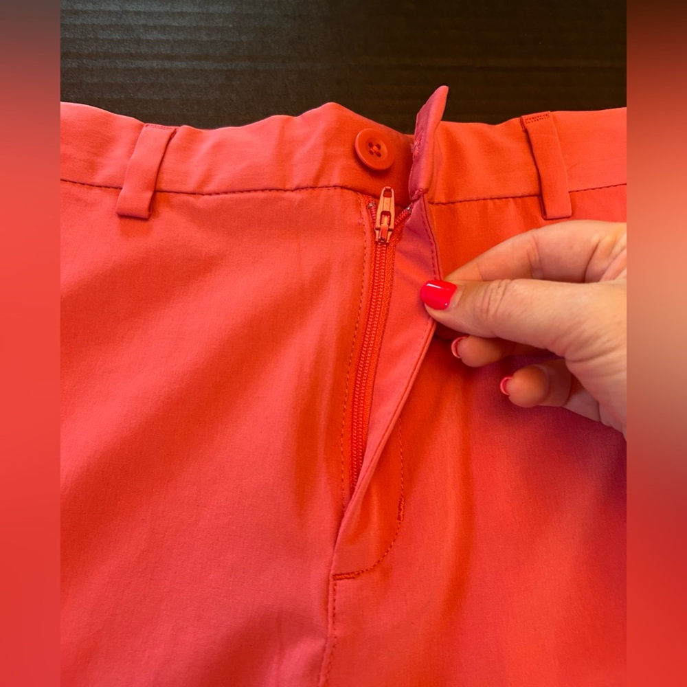 Vineyard Vines Boys Performance Shorts Adjustable Waist Size 14 Jetty Red Preppy - Picture 11 of 12